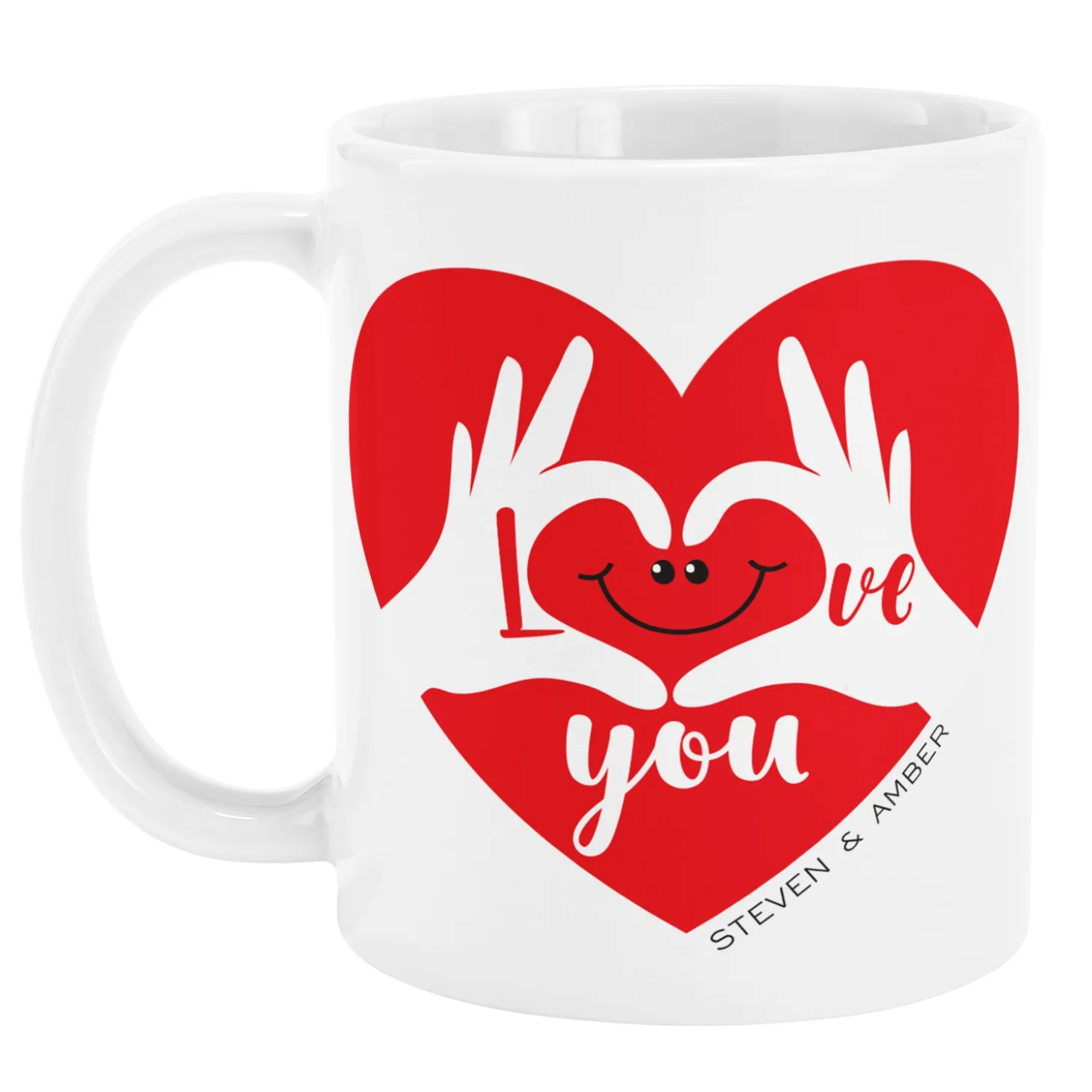 Two Hearts One Love Mug