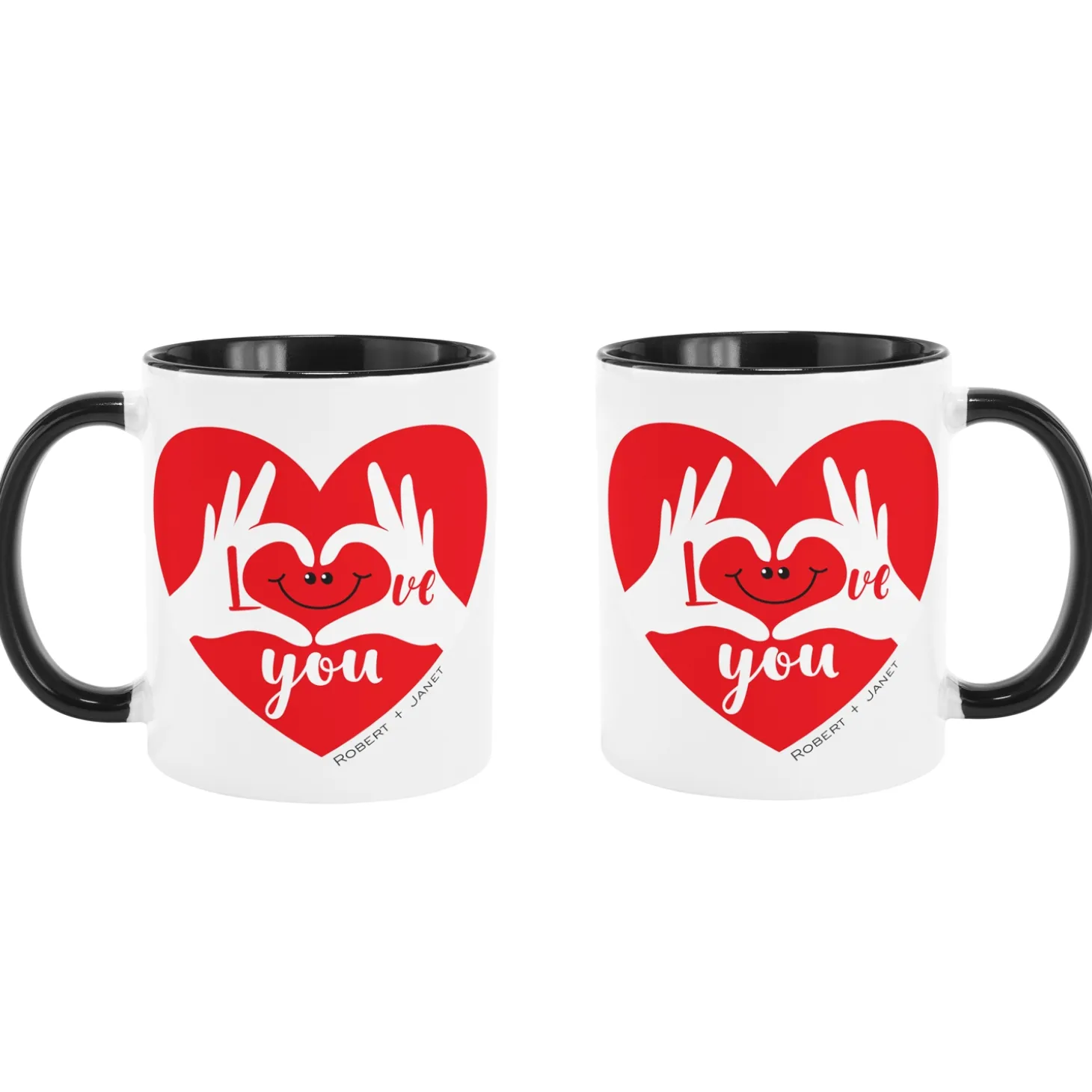 Two Hearts One Love Mug