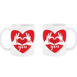 Two Hearts One Love Mug