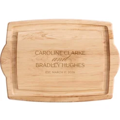 Two Names, One Story Maple Wood Cutting Board