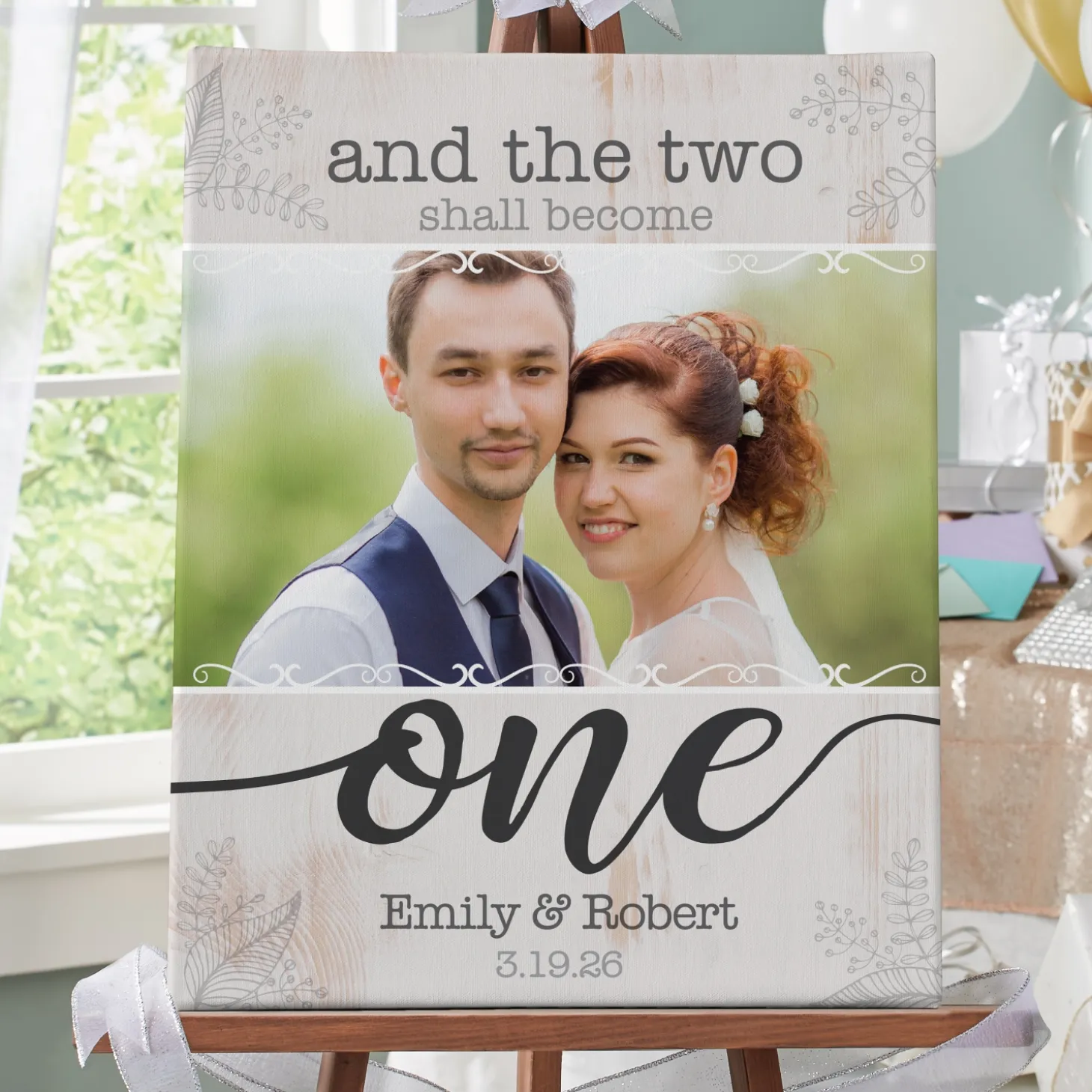 Two Shall Become One Photo Canvas