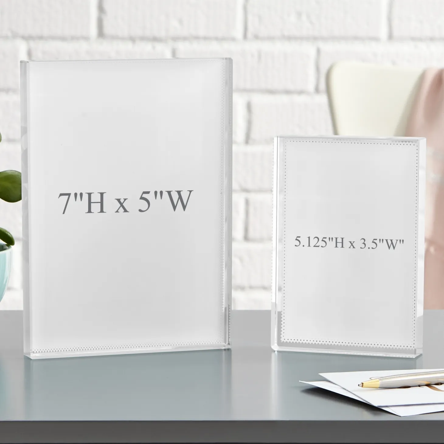 Two Shall Become One Photo Glass Block
