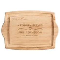 United in Love Maple Wood Cutting Board