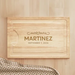 United in Love Maple Wood Cutting Board