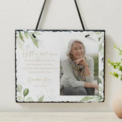 Until We Meet Again Photo Plaque Slate
