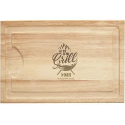 Up In My Grill Maple Wood Cutting Board