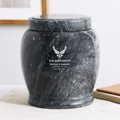 U.S. Air Force™ Engraved Marble Cremation Urn