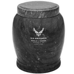 U.S. Air Force™ Engraved Marble Cremation Urn