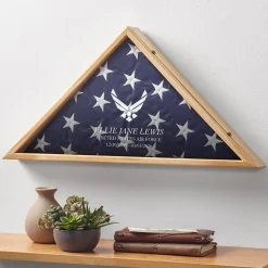 U.S. Air Force™ Logo Memorial Flag Display Case