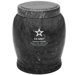 U.S. Army® Engraved Marble Cremation Urn