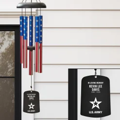 U.S. Army® In Loving Memory Memorial Wind Chime