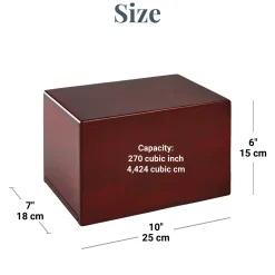 U.S. Army® Seal Memorial Engraved Wood Cremation Urn