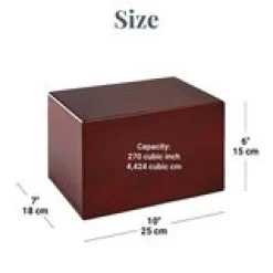 U.S. Army® Seal Memorial Engraved Wood Cremation Urn