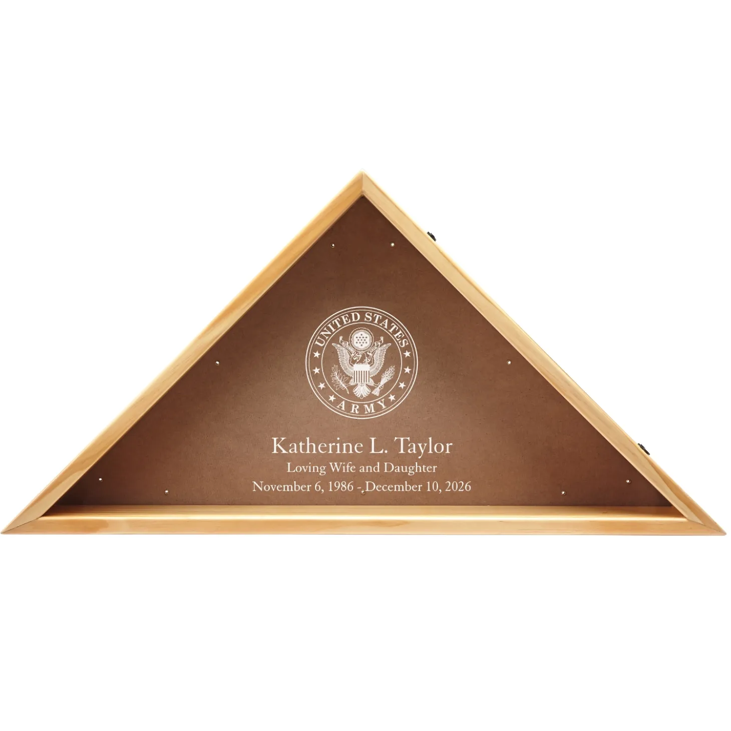 U.S. Army® Seal Memorial Flag Display Case