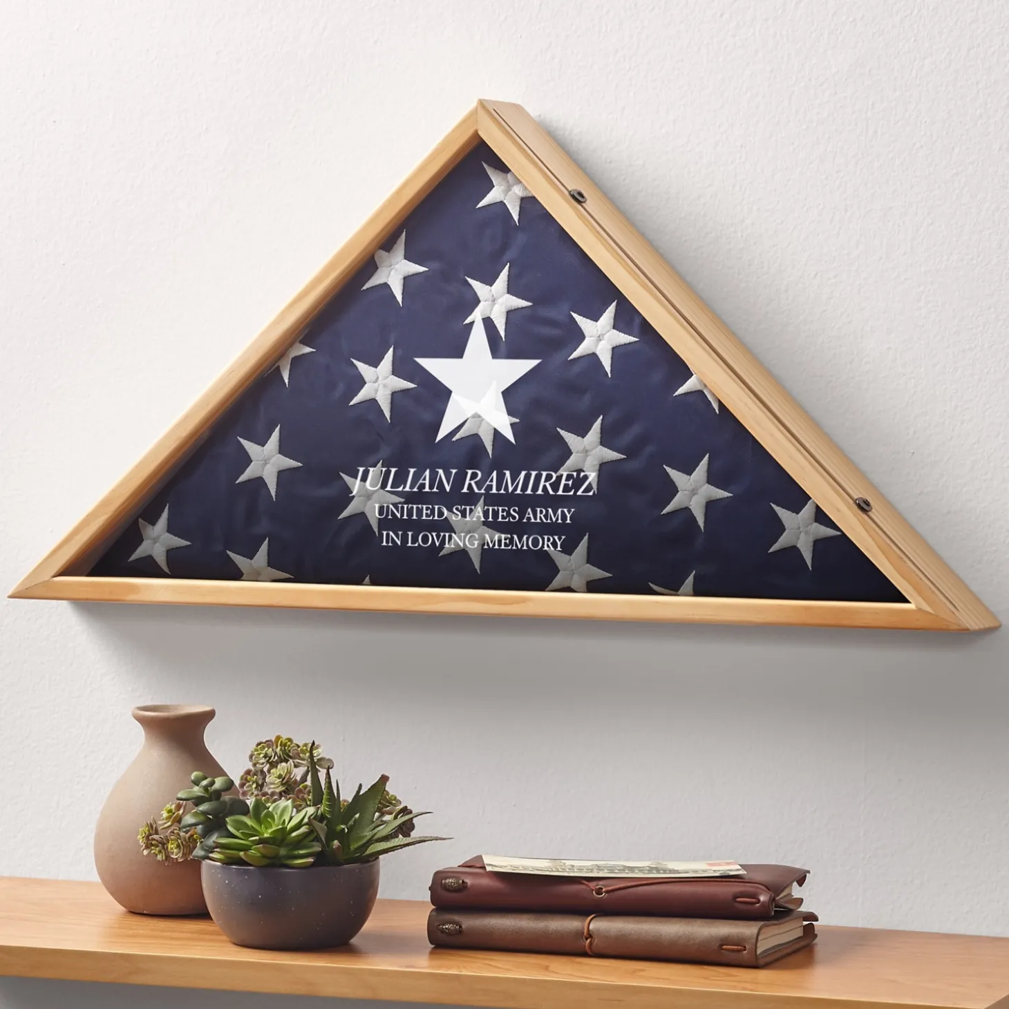 U.S. Army® Star Memorial Flag Display Case