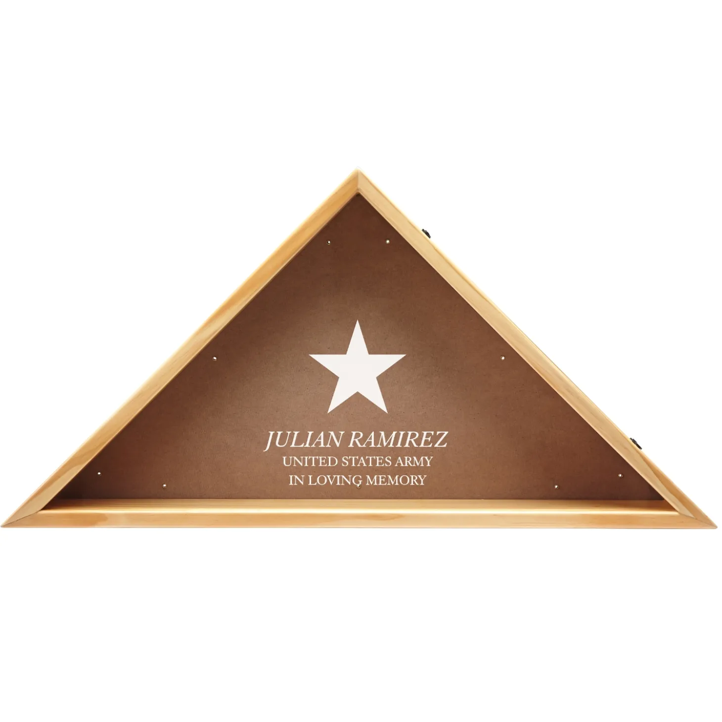 U.S. Army® Star Memorial Flag Display Case