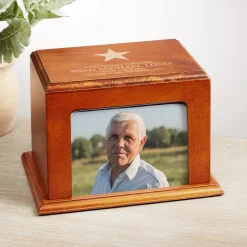 U.S. Army® Star Memorial Wood Frame Cremation Urn