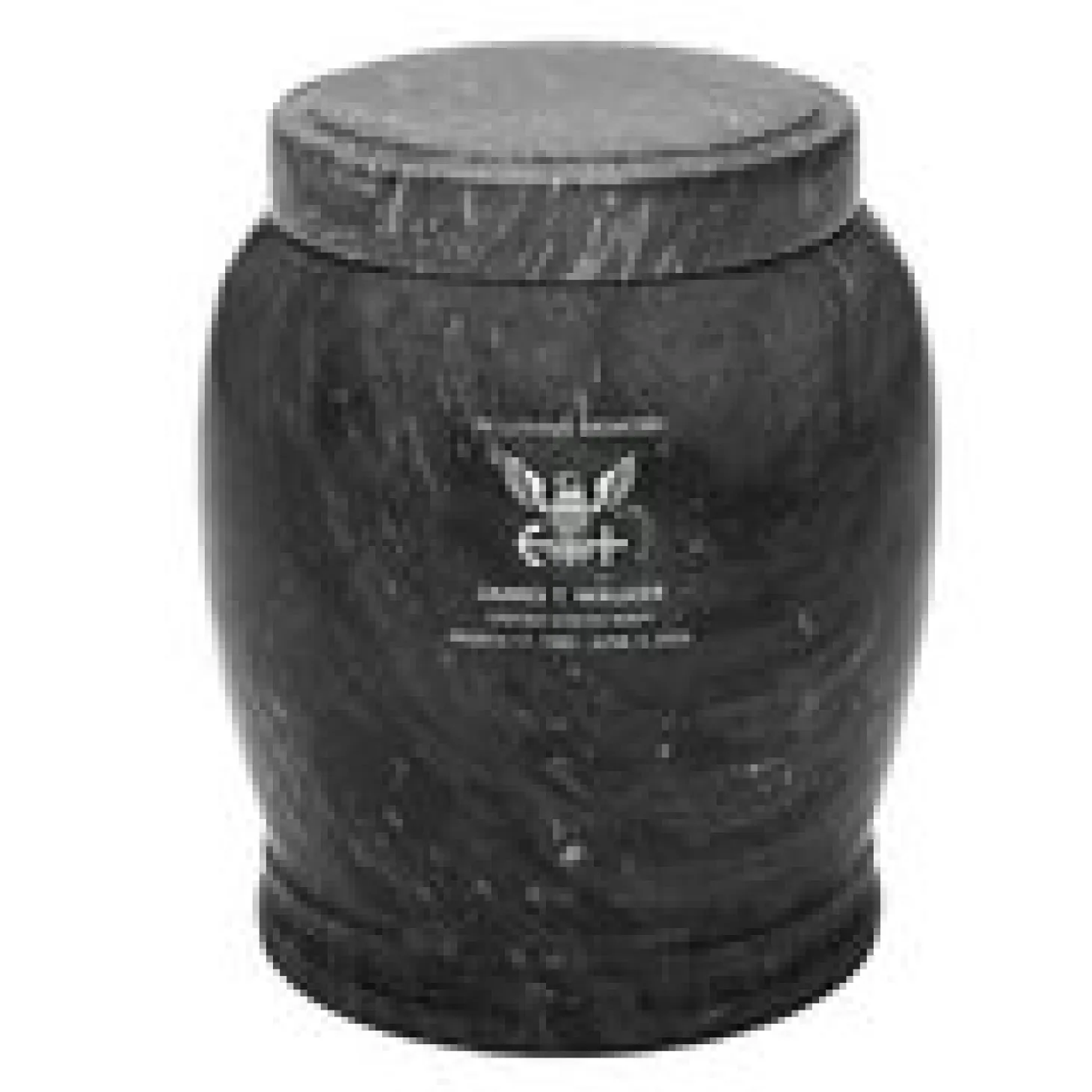 U.S. Navy® Eagle Engraved Marble Cremation Urn
