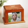 U.S. Navy® Eagle Memorial Wood Frame Cremation Urn