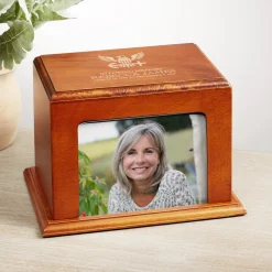 U.S. Navy® Eagle Memorial Wood Frame Cremation Urn