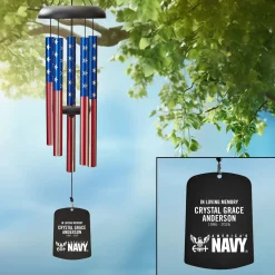 U.S. Navy® In Loving Memory Memorial Wind Chime