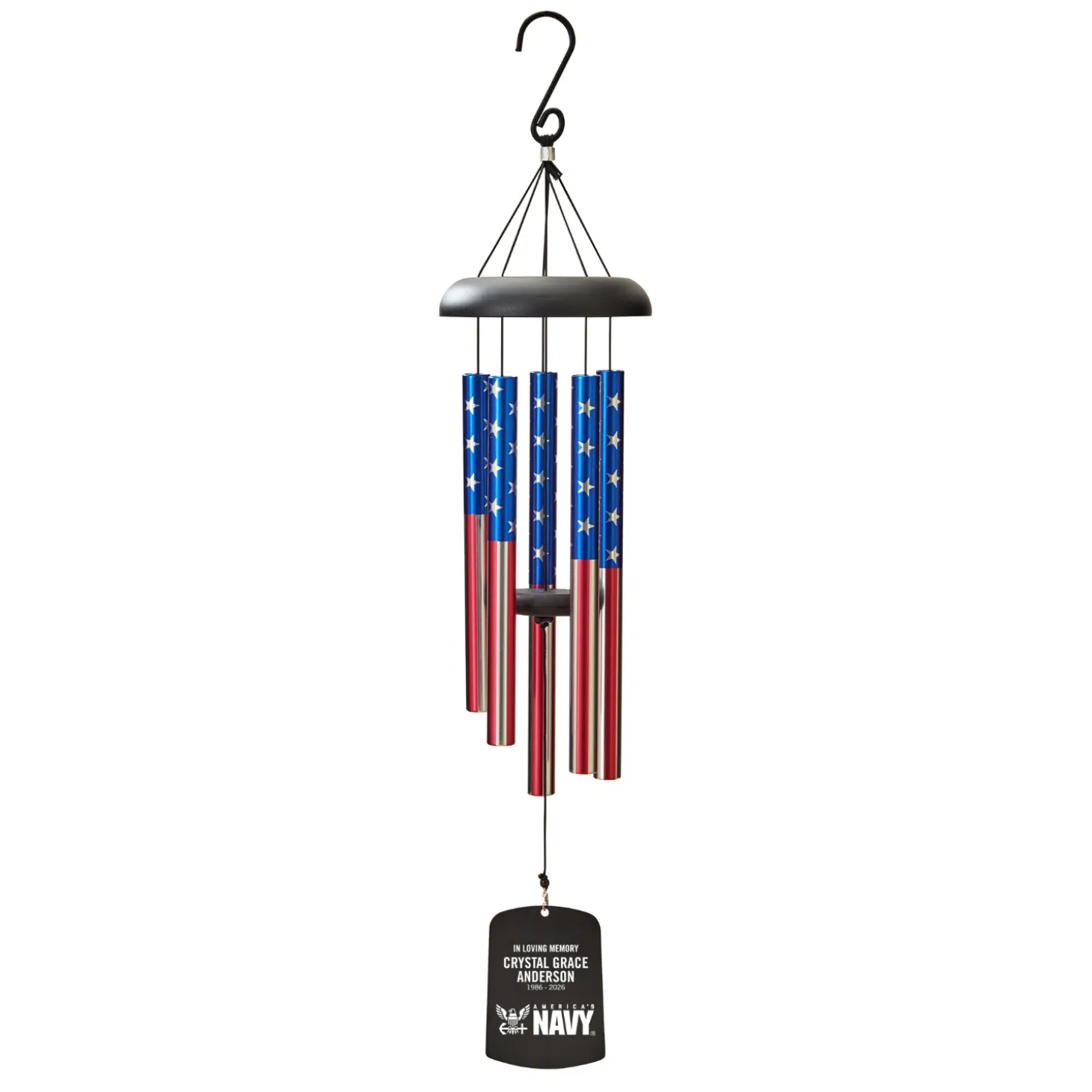 U.S. Navy® In Loving Memory Memorial Wind Chime