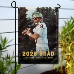 Varsity Spirit Graduate Photo Garden Flag