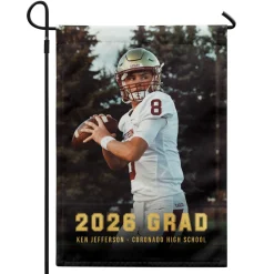 Varsity Spirit Graduate Photo Garden Flag
