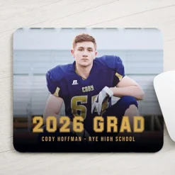 Varsity Spirit Graduation Photo Mouse Pad