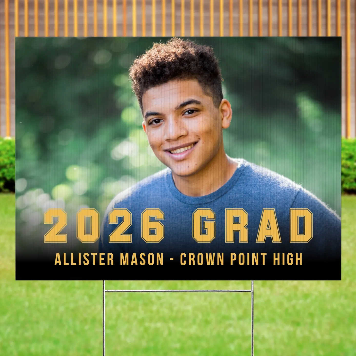 Varsity Spirit Graduation Photo Yard Sign