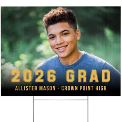 Varsity Spirit Graduation Photo Yard Sign