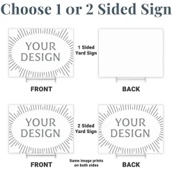 Varsity Year Graduation Photo Yard Sign