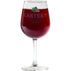 Vineyard Wine Glass