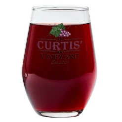 Vineyard Wine Glass