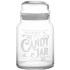 Vintage Candy Shop Glass Treat Jar