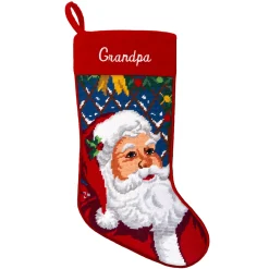 Vintage Needlepoint Stocking Collection