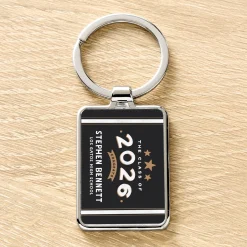 Vintage Style Graduation Keychain