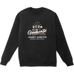 Vintage Style Graduation Sweatshirt