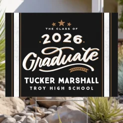 Vintage Style Graduation Yard Sign