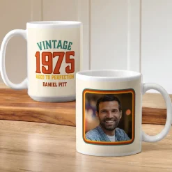 Vintage Year Photo Mug