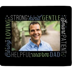 Virtues of Fatherhood Photo Plush Blanket