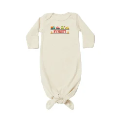 Vroom Vroom Baby Knotted Gown