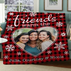 Warms the Heart Photo Plush Blanket