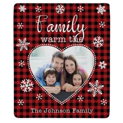 Warms the Heart Photo Plush Blanket