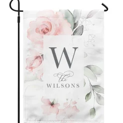 Watercolor Flowers Garden Flag