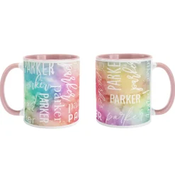 Watercolor Name Mug