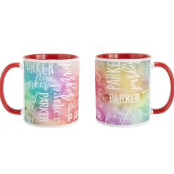 Watercolor Name Mug