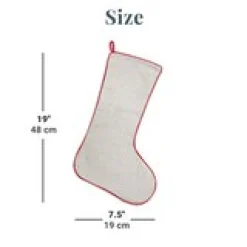 Watercolor Pine Stocking