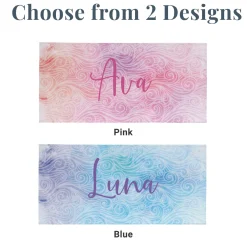 Watercolor Waves Beach Towel