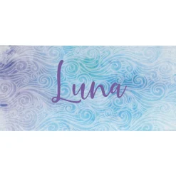 Watercolor Waves Beach Towel